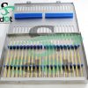 Rhoton Micro Dissector Expanded 20 PCs Set Gold Plasma Coating With Case Neurosurgery SdOt Instruments