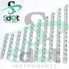 1.5mm DCP Bone Plates 10 PCs & Cortical Screws Self Tapping 80 PCs Set Ortho/Vet Instrument + 1 PC of Hex Screw