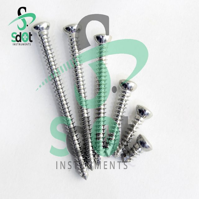 1.5mm Cortical Screws Self Tapping Hex Head 80 PCs Different Lengths Set Orthopedic Veterinary SdOt Instruments