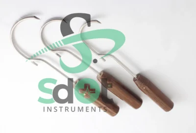 Wire Passer Small Medium Large Fiber Handle Set of 3 Pcs Orthopedic Instrument