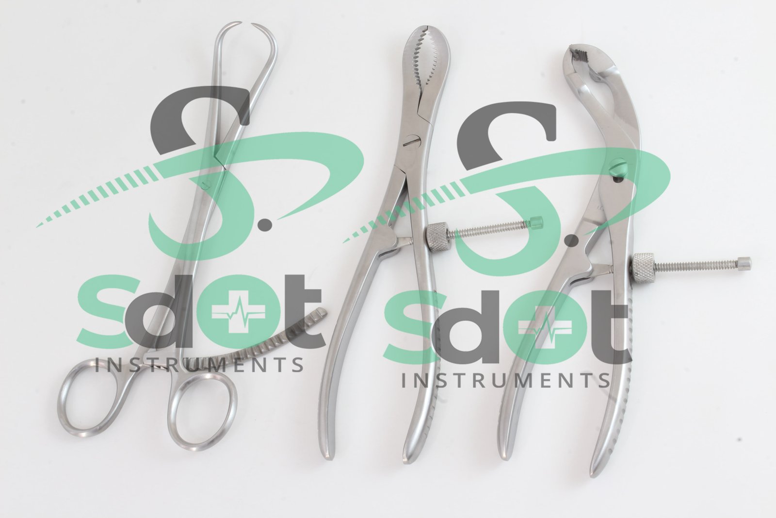 Bone Reduction Forceps Bone holding Forceps 3 Pcs kit orthopedics ...