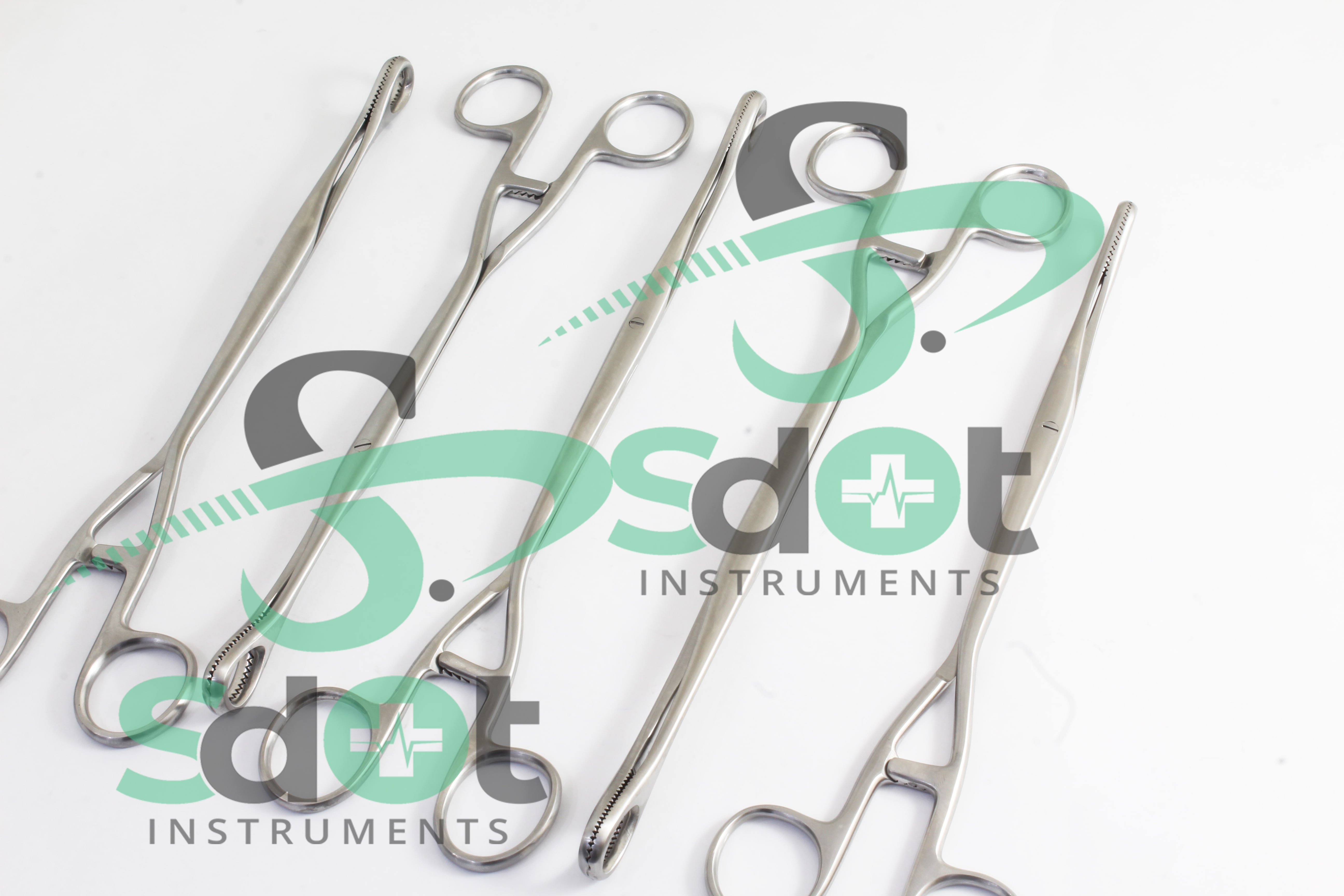 Rampley Sponge Holding Forceps 255cm 5 Pcs Surgical And Orthopedic Instruments By Sdot 