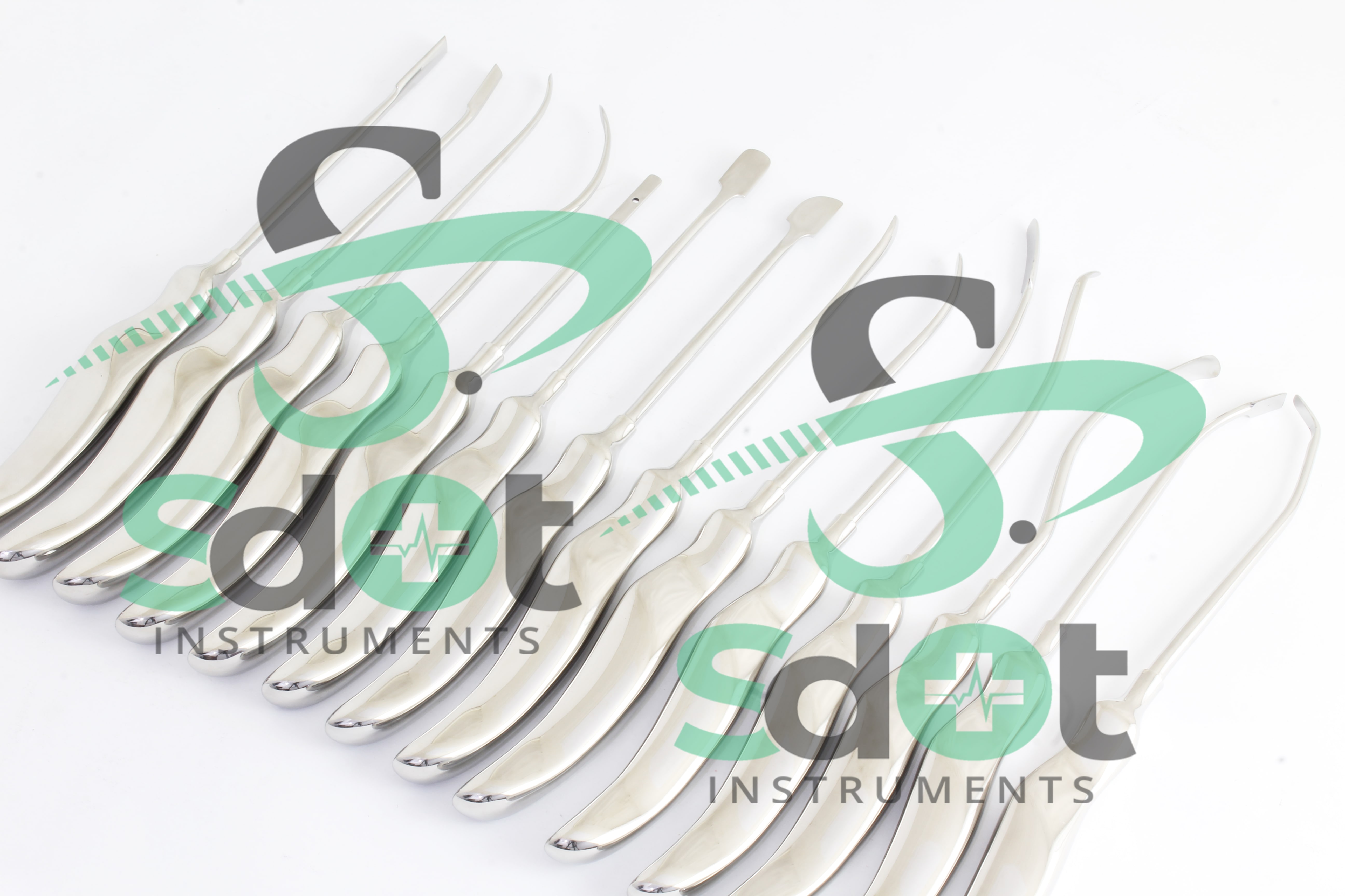 Daniel Endoscopic Forehead Lift Dissectors 14 PCs Set Facial Plastic Surgery SdOt Instruments - Image 2