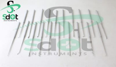 Rhoton Micro Dissector Expanded 19 PCs Set Neurosurgery Stainless Steel SdOt Instruments