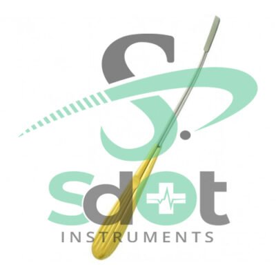 Fronto Temporal Dissector, Slightly Curved, 22.5 cm By SdOt Instruments