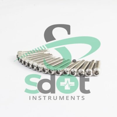3.5mm Locking Screws Self Tapping 120 Pcs Different Lengths By SdOt Instruments