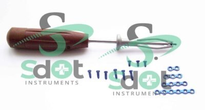 Maxillofacial Adaption Fragment Titanium Plates Mini Screws Implants Tools By SdOt Instruments