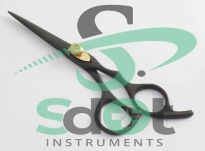 Pro Hairdressing , Black Barber Hair Cutting Scissor SdOt Instruments
