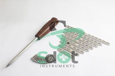 3.5mm LCP (Locking Compression Plate) & Locking Screws & Screw Driver Set of 132 Pcs Ortho/Vet Instrument By SdOt Instruments