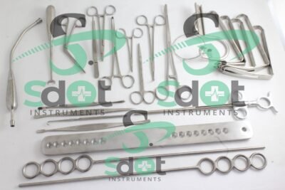 Tonsillectomy 28 PCs Set Surgical Orthopedics ENT Instrument Best Quality By SdOt Instruments
