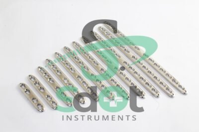 3.5MM LCP (locking Compression Plate) Small Fragment Plates 11 PCs of Different Number of Holes By SdOt Instruments