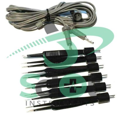 6 X American Jewellery Forcep 11cm Tip 1mm + 3 MTR Cable Veternary Implants CE