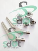 Bipolar Hip Prosthesis 2 PCs Set 44 & 46mm Orthopedics Implants By SdOt Instruments