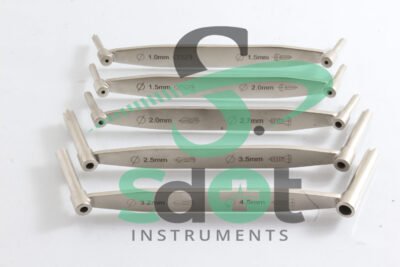 Drill Guide Drill sleeve 1.1mm to 3.2mm&1.5mm to 4.5mm 5 PCs Set By SdOt Instruments