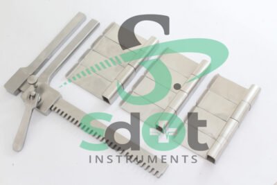 Laminectomy Retractor Size 50,60,70x30mm Complete 13 PCs Set Spine Surgical Inst By SdOt Instruments