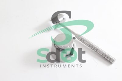 Large Bone Crusher & Mallet 02 PCs Set Dental Implant Instruments By SdOt Instruments