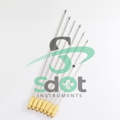 Luer Lock Cannula 7 PCs Set kit syringe Cannula Plastic surgery By SdOt Instruments