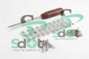 4.5mm Locking Compression Plate ( LCP ) Narrow PIP Plate, Locking Cortical Screw Set & Screw Driver 121 Pcs Ortho/Vet Implants By SdOt Instruments