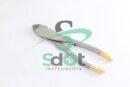 TC Wire Cutting Plier Gold Stainless Steel Orthopedics By SdOt Instruments