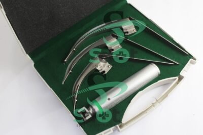 Mccoy Flexi-Tip Fiberoptic Led Laryngoscope Medium Handle Blade Size : 2&3&4 Set By SdOt Instruments