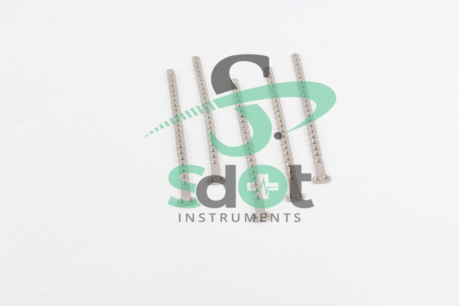 2.0mm Locking T Plate 22 holes Set of 10 PCs Ortho/Vet Implants By SdOt Instruments