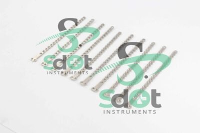 2.7mm Locking T Plate 20 holes Set of 10 PCs Ortho/Vet Implants by SdOt Instruments