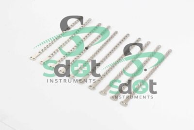 2.4mm Locking T Plate 20 holes Set of 10 PCs Ortho/Vet Implants by SdOt Instruments