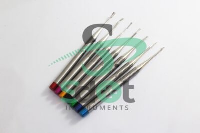 Root Elevator Luxating PDL 7 PCs Set Dental Instruments Implant Surgical SdOt Instruments