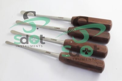 Cobb Spinal Elevator Fiber Handle 8mm 10mm 12mm 14mm 4 PCs Set surgical & Orthopedic By SdOt Instruments