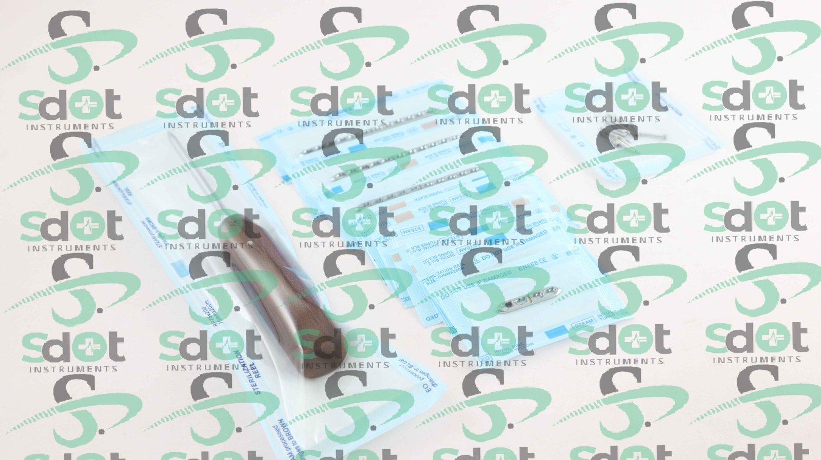 2.0mm Locking Compression Plate (LCP) & Locking Screws Set + 1 PC of Hex Screw Driver 101 Pcs Ortho/Vet Implants SdOt Instruments - Image 8