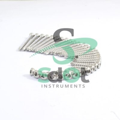 3.5mm Cortical  Cortex Screws Small Fragment Self Tapping Set 120 PCs Ortho Vet SdOt SPS-5005