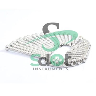 4.5mm Cortical  Cortex Screws Small Fragment Self Tapping Set 210 PCs Ortho Vet SdOt SPS-5008