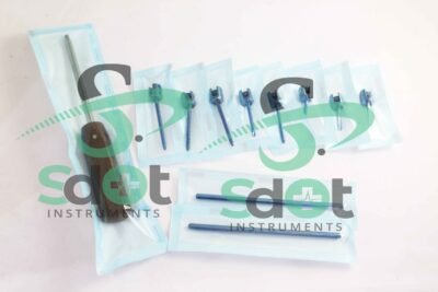 6.5mm Pedicle Screw Fixation And Rod Spine Posterior Spine System Set of 19 PCs By SdOt Instruments