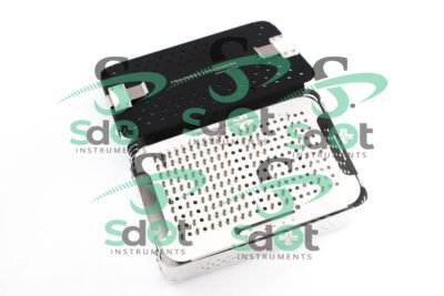 3.5mm Cortical Screws Box, Rack, Sterilization Case Almunium By SdOt Instruments