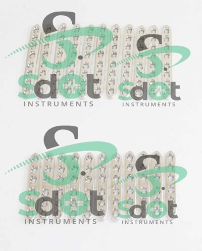 2.7mm LCP (Locking Compression Plate) Plates 6 & 8 Holes Mini Fragments By SdOt Instruments