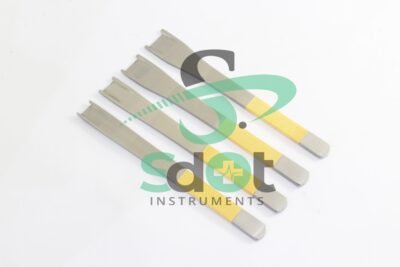 Cinelli Guarded Osteotome 16 cm Straight 4 PCs Set By SdOt Instruments