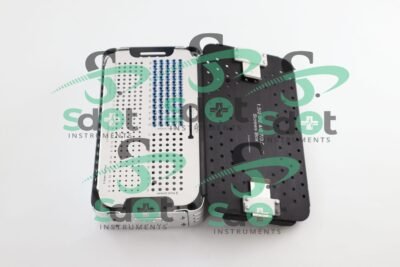 1.5mm, 2.0mm, 2.4mm, 2.7mm, & 3.5mm Cortical Titanium Screws Box, Rack, Sterilization Case Almunium By SdOt Instruments