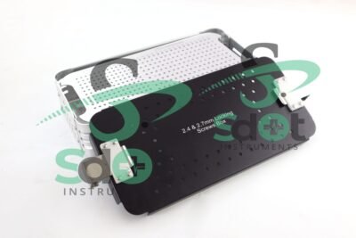 2.4mm & 2.7mm Locking Screws Box Rack, Sterilization Case Almunium By ZaBeel Industries