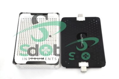 3.5mm Locking & Cortical Screws Box With Screws Rack, Sterilization Case Almunium By SdOt Instruments