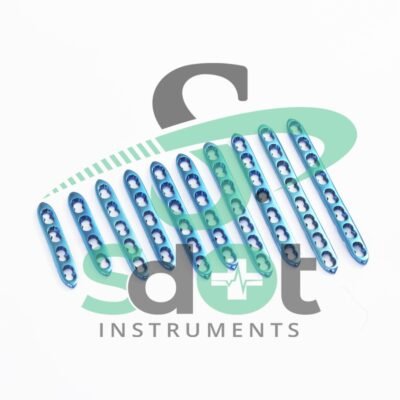 2.0MM LCP (Locking Compression Plate) Mini Fragment Plates 10 PCs of Different Number of Holes by SdOt Instruments
