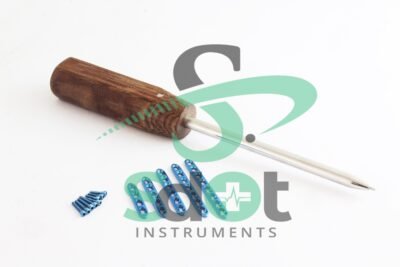 1.5mm Locking Compression Plate (LCP) & Locking Screw Set & Driver 91 Pc Ortho/Vet Instrument + 1 PC of Hex Screw Driver By SdOt Instruments
