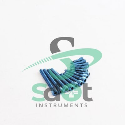 2.0mm LCP Locking Screws Hex Head Mini Fragments Titanium Different Lengths Set of 90 PCs Orthopedic Veterinary By SdOt Instruments