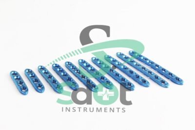 2.0mm LCP (Locking Compression Plate ) Plates Mini Fragments 10 PCs of Different Number of Holes By SdOt Instruments