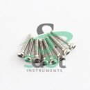 2.4mm Cortical Cortex Screws Self Tapping 110 PCs Different Lengths Set Orthopedic Veterinary By SdOt Instruments