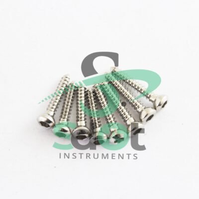 2.4mm Cortical Cortex Screws Self Tapping 110 PCs Different Lengths Set Orthopedic Veterinary By SdOt Instruments