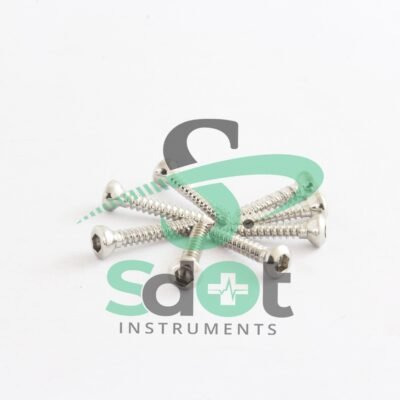 3.5mm Cortical Cortex Screws Self Tapping 120 PCs Different Lengths Set Orthopedic Veterinary By SdOt Instruments