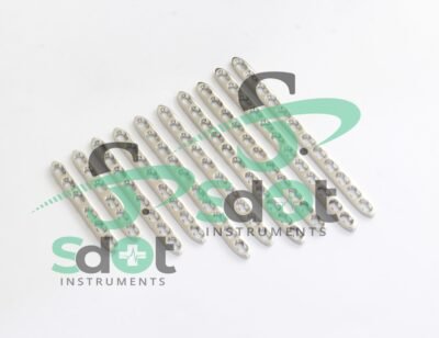 2.0mm Locking compression Plates (LCP) Set of 10 PCs Ortho/Vet Implants by SdOt Instruments