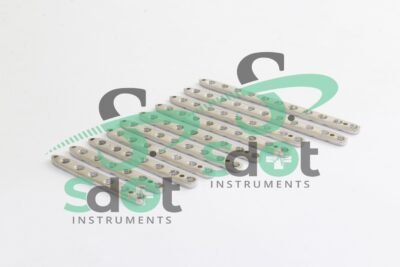 1.5mm / 2.0mm Locking Plates Set of 10 PCs Ortho/Vet Implants by SdOt Instruments