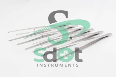 Gillies Dissecting Forceps 1x2 Teeth Cross Serrated Micro Surgery Instruments By SdOt Instruments