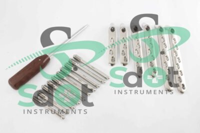 DHS 135° locked plates With Screws of 12.5mm (17 PCs set) Surgical & Orthopedic by SdOt Instruments